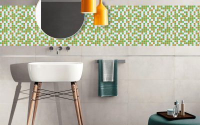 Descubre los Mosaicos de Piedra Natural Que Están en Tendencia: Verde Primavera y Rojo Autunno